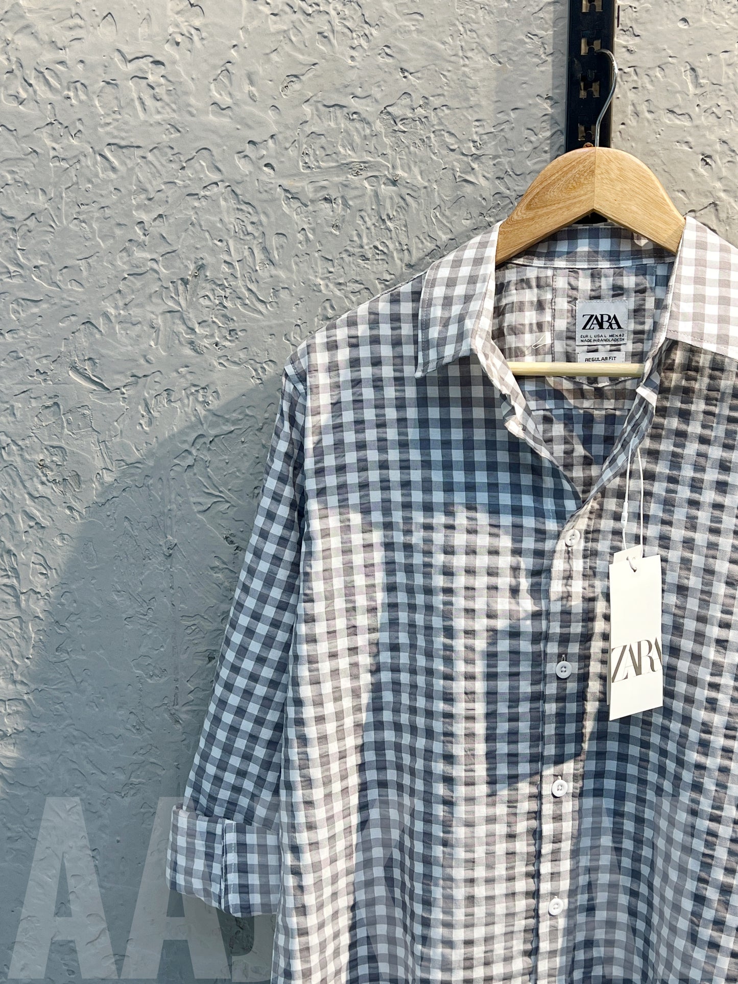 White Check Full Sleeve Shirt