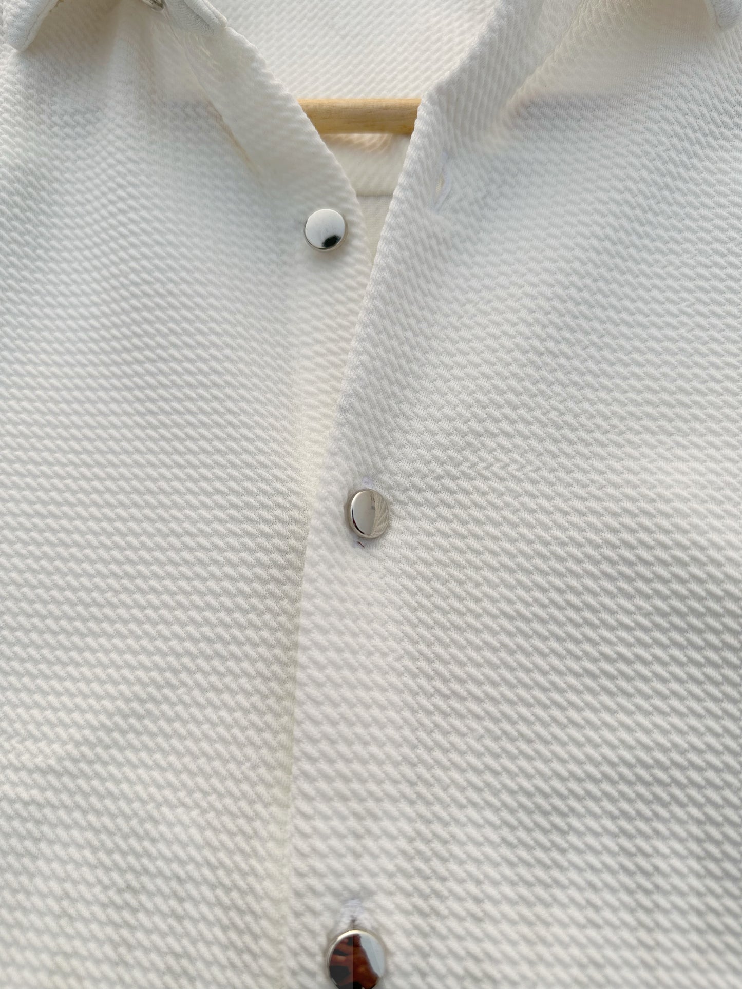 The 11PM Shirt - Vanilla Mist White