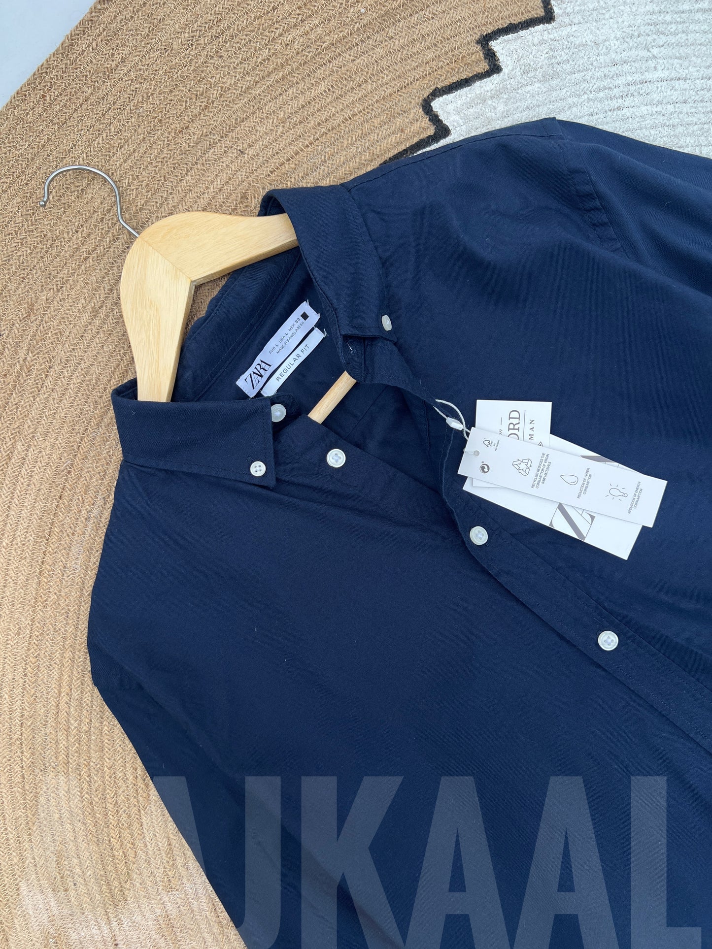Oxford Navy Blue Full Sleeve Shirt