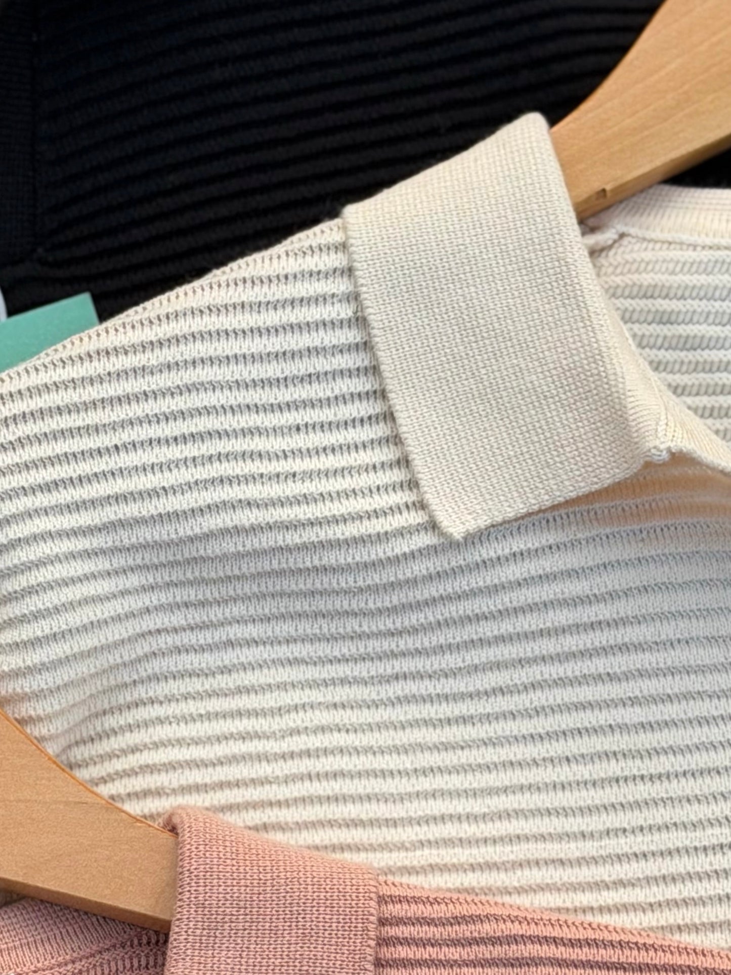 Aajkaal Off-White Signature Knitted Polo