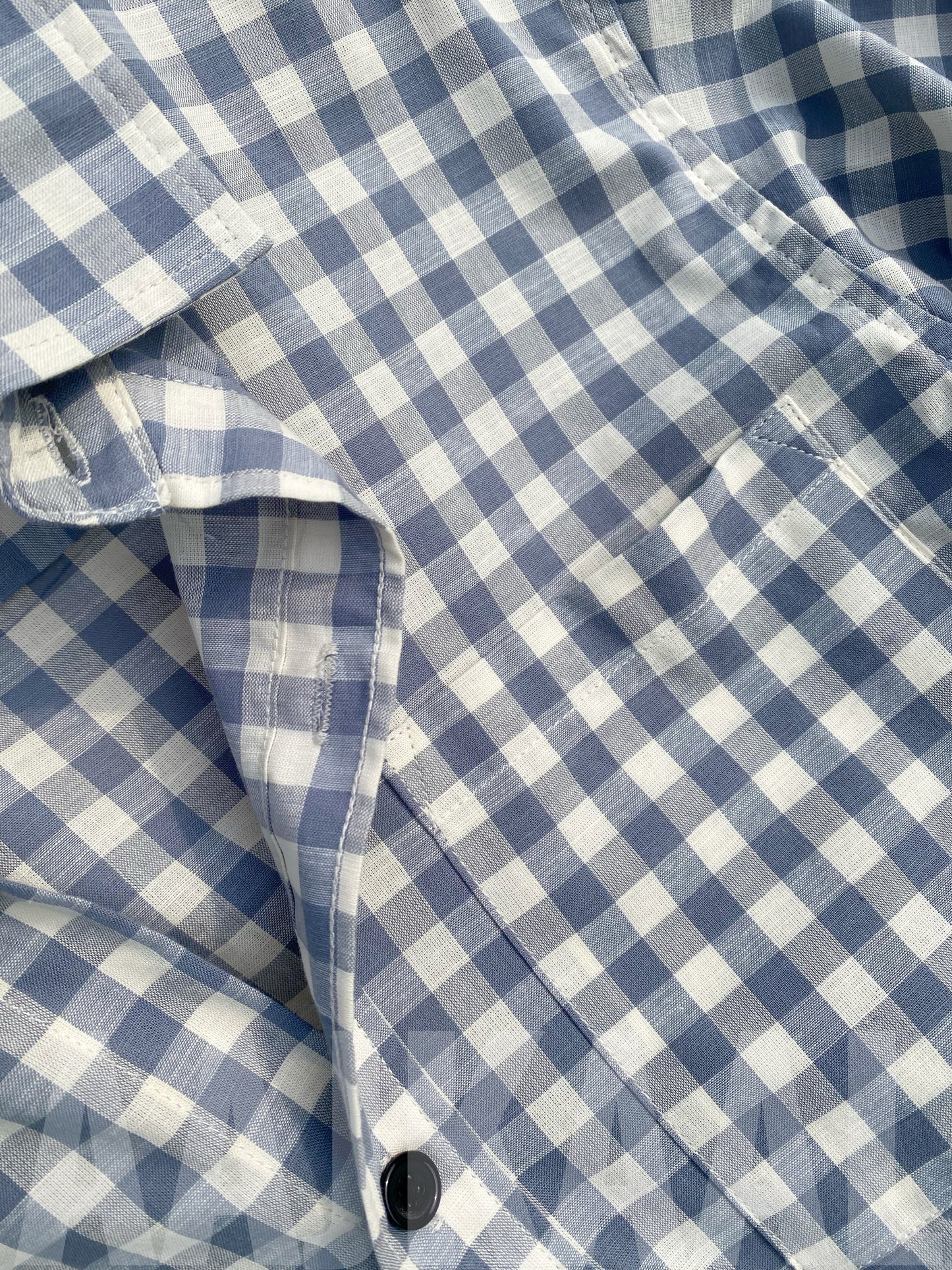 Fancy White Check Shirt