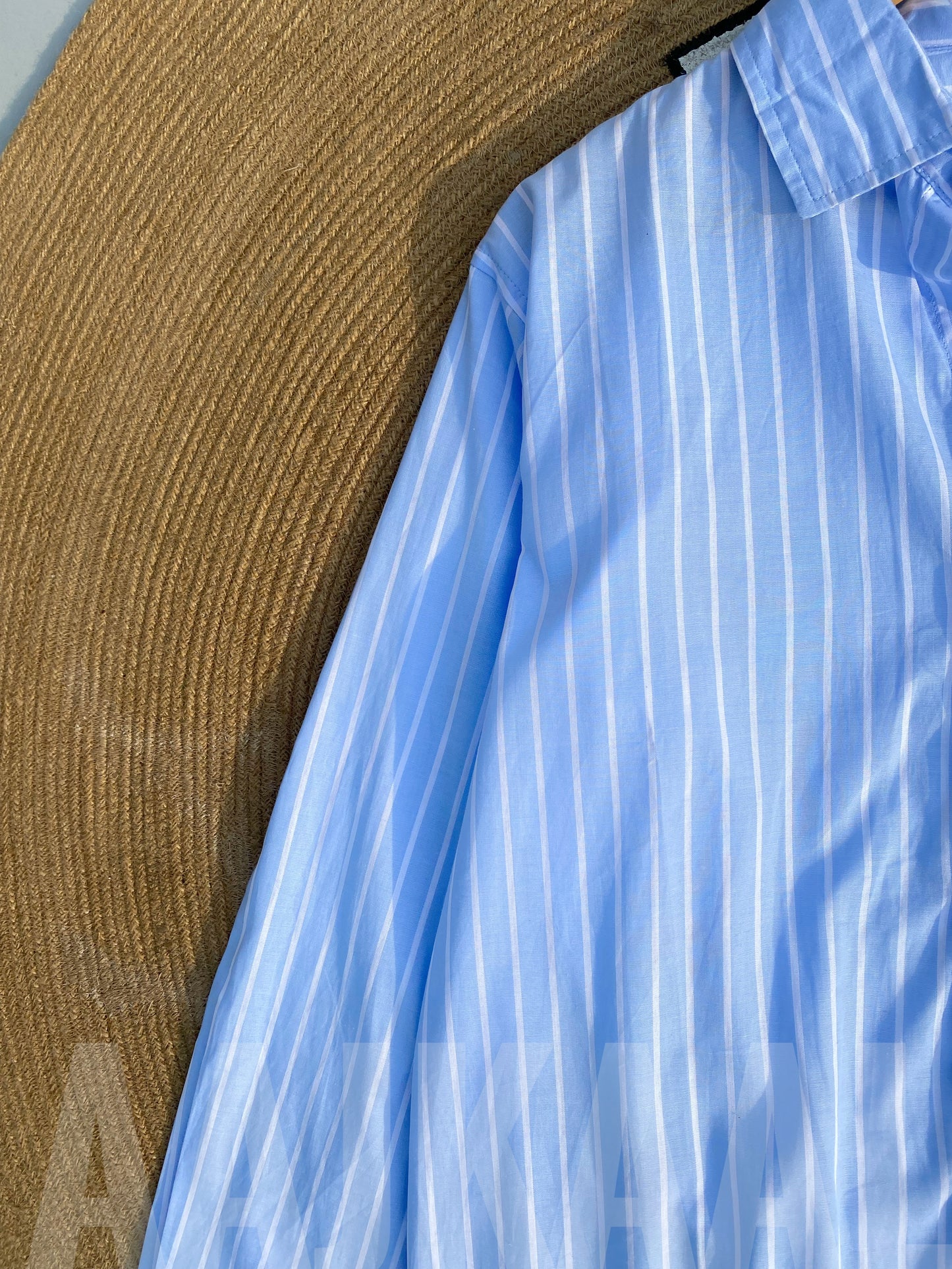 New Fancy Sky Blue Full Sleeve Shirt