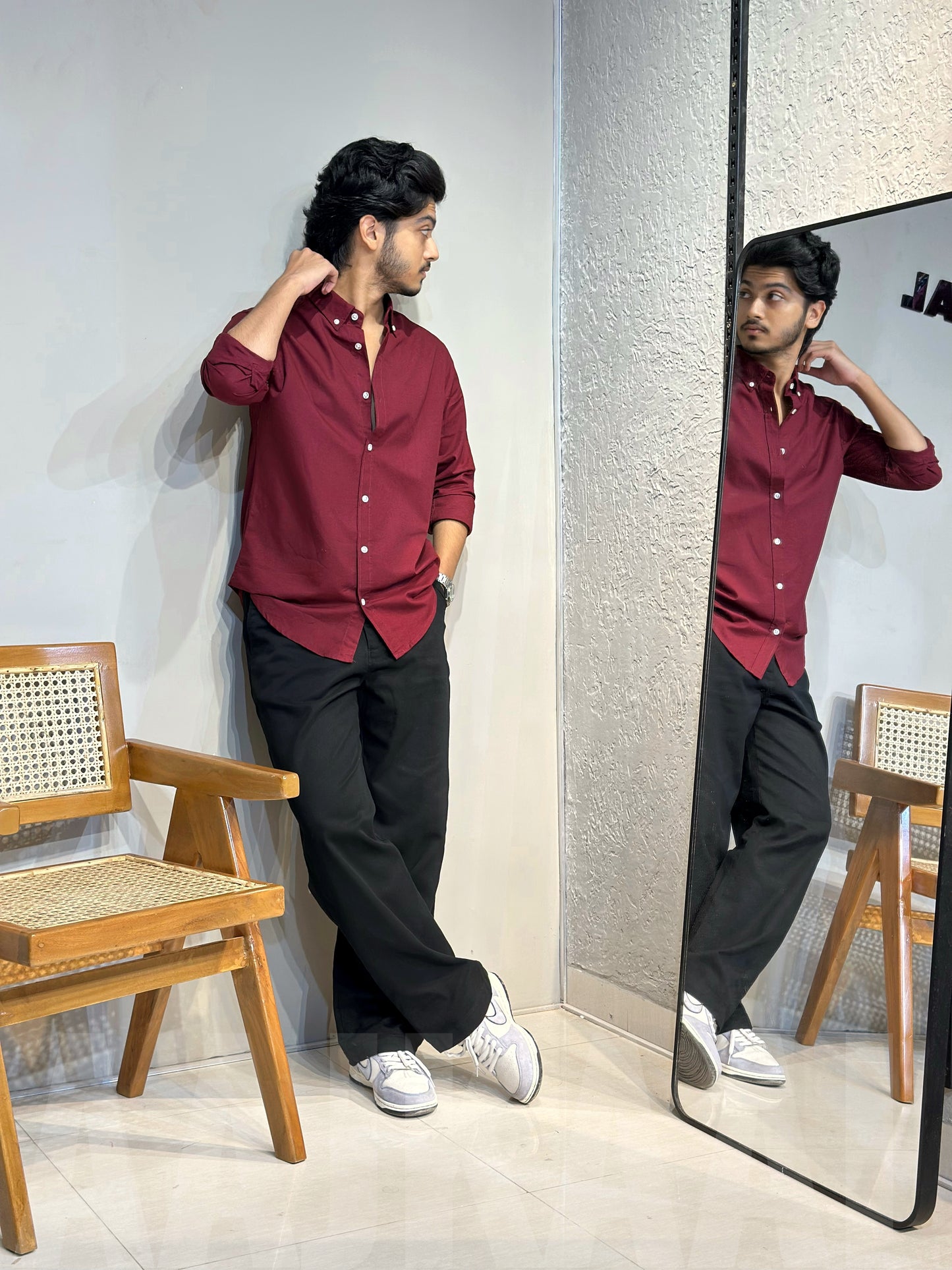 Midnight Maroon Fit - Maroon x Black