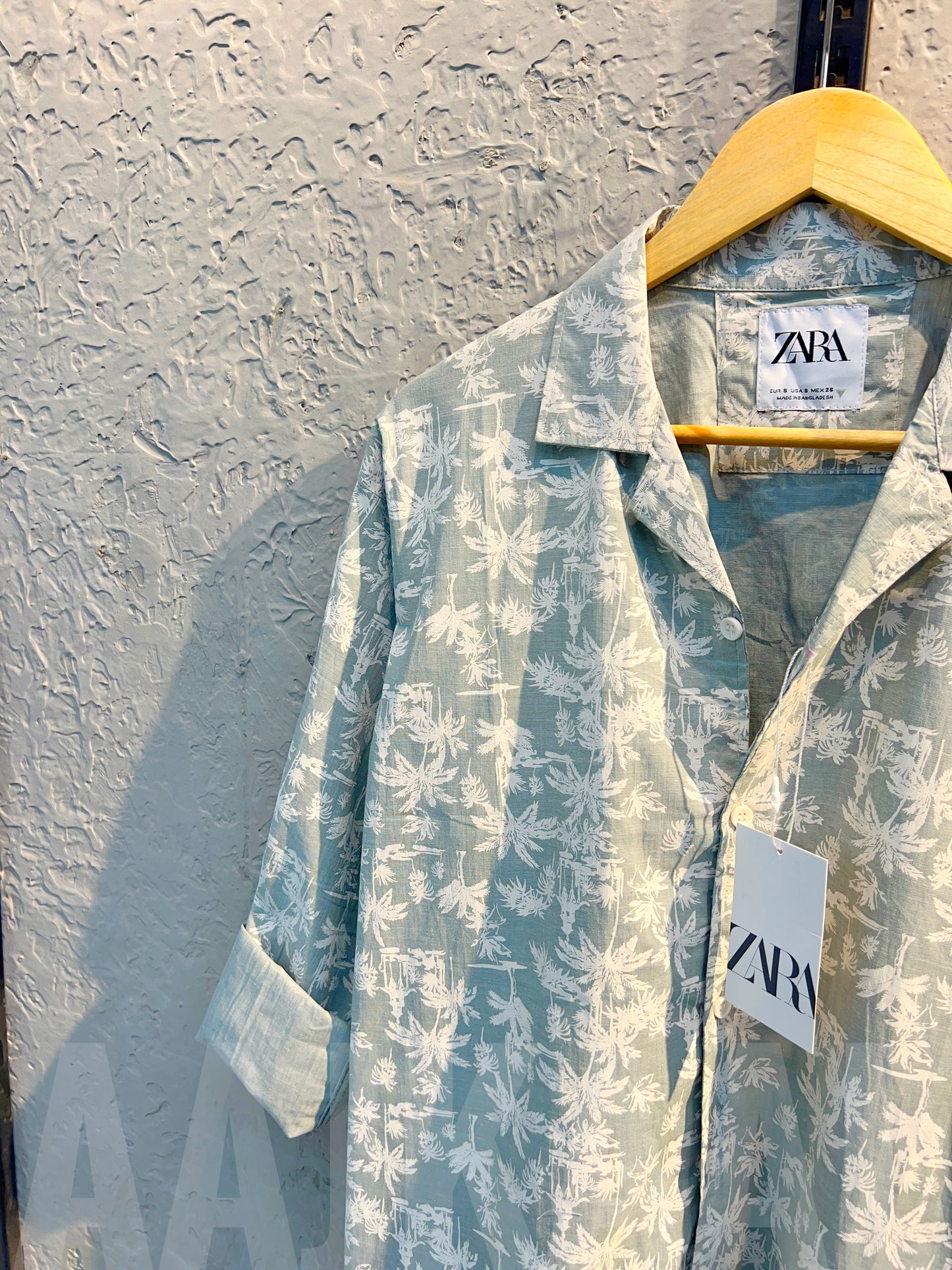 Sea Green Linen Oversized Shirt