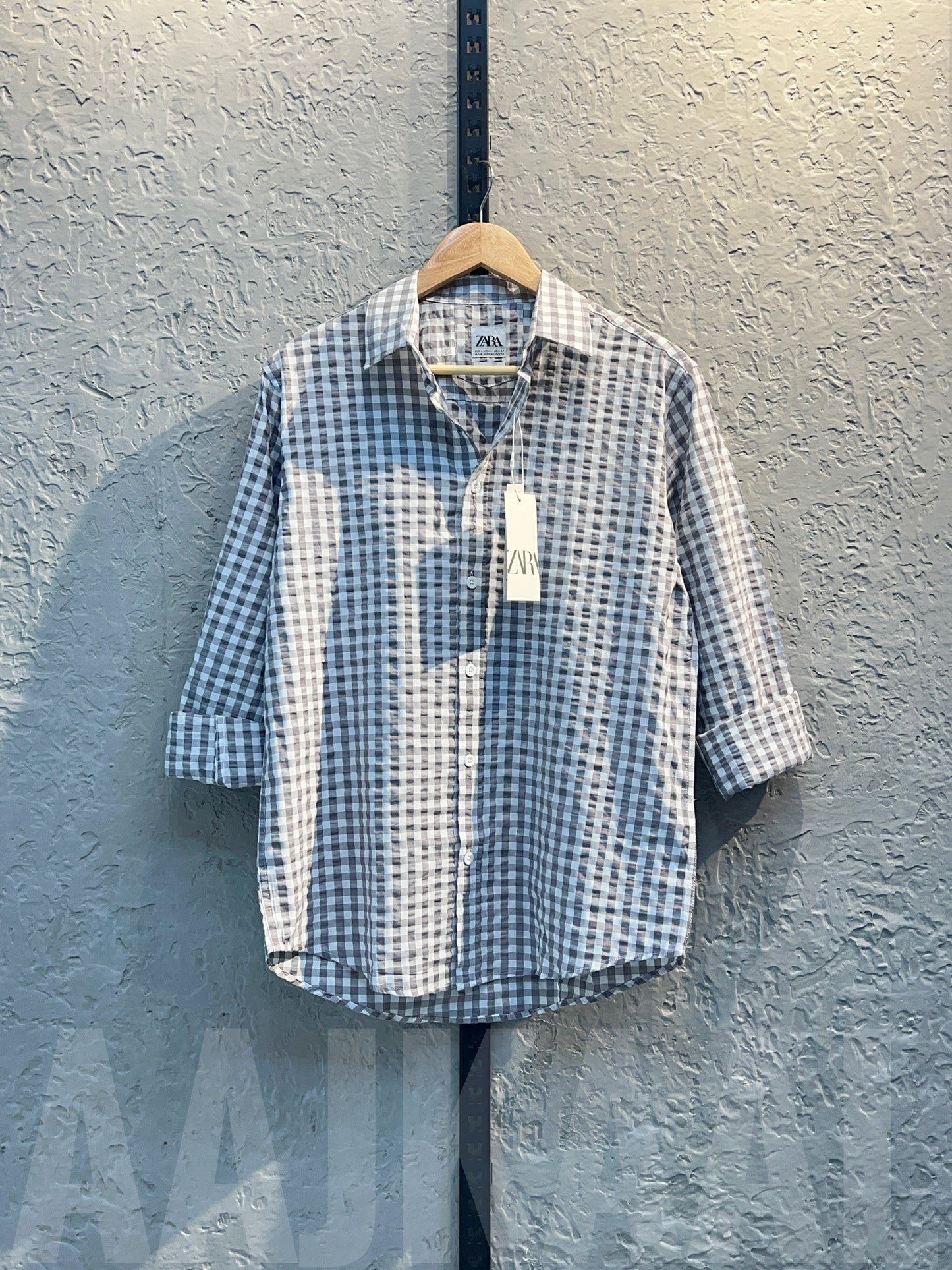 White Check Full Sleeve Shirt