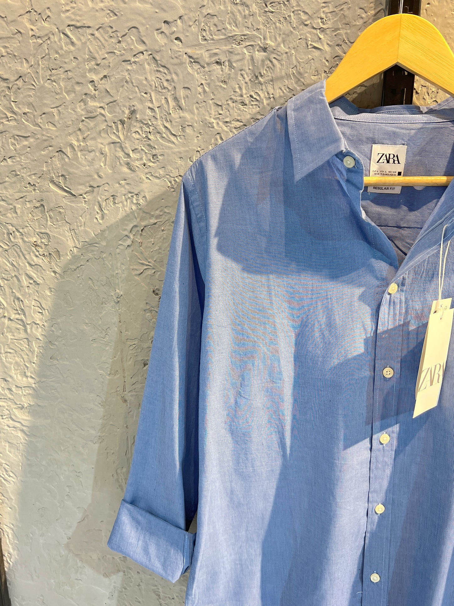 Denim Blue Gentle Stripe Full Sleeve Shirt