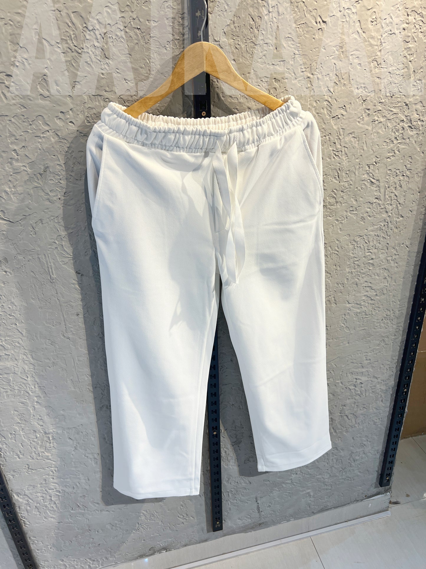 White Korean Baggy Pant