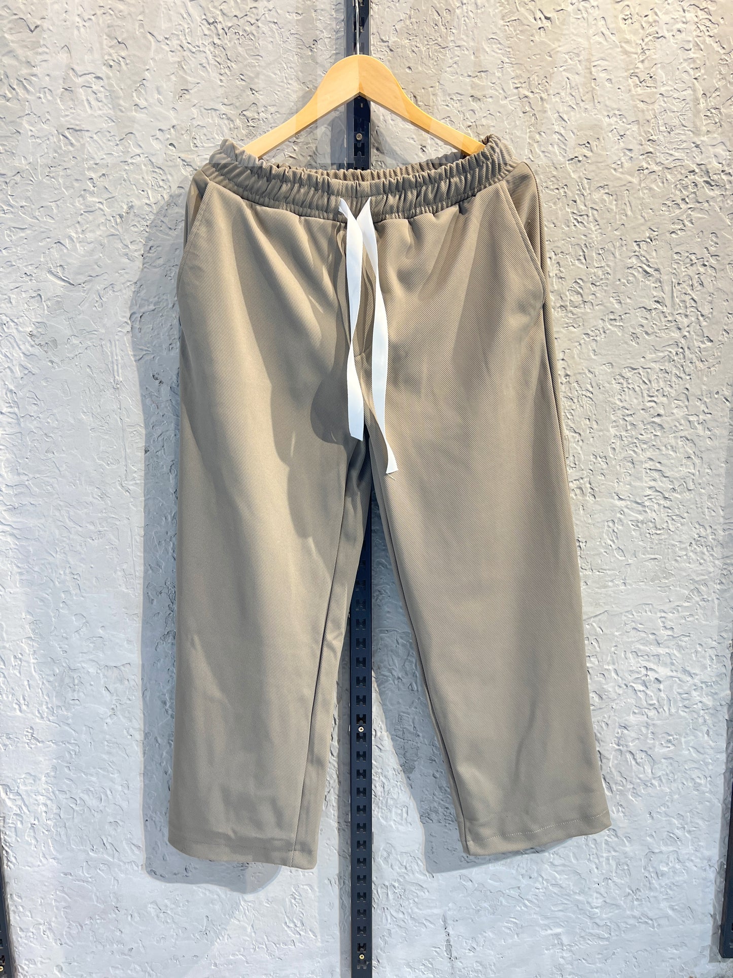 Dark Beige Korean Baggy Pant