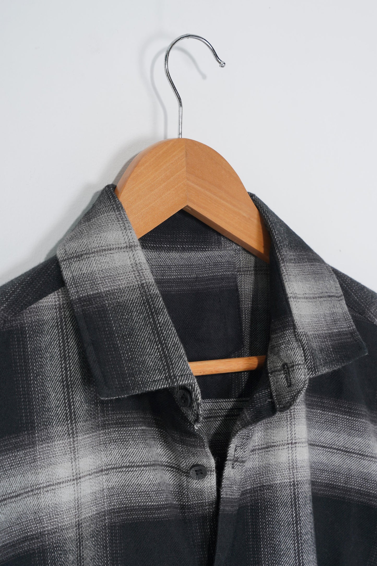Black Flannel Full Sleeve Shirt