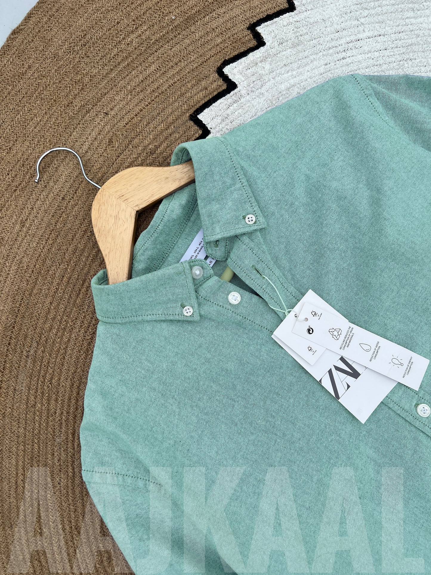 Oxford Mint Full Sleeve Shirt