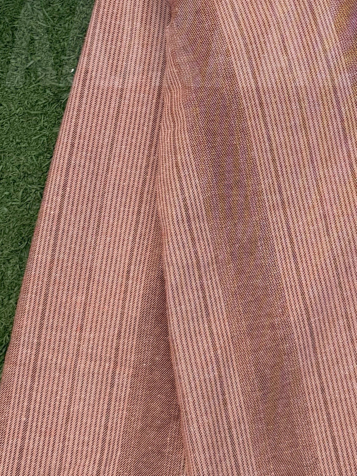 Fancy Peach Stripe Full Sleeve Shirt