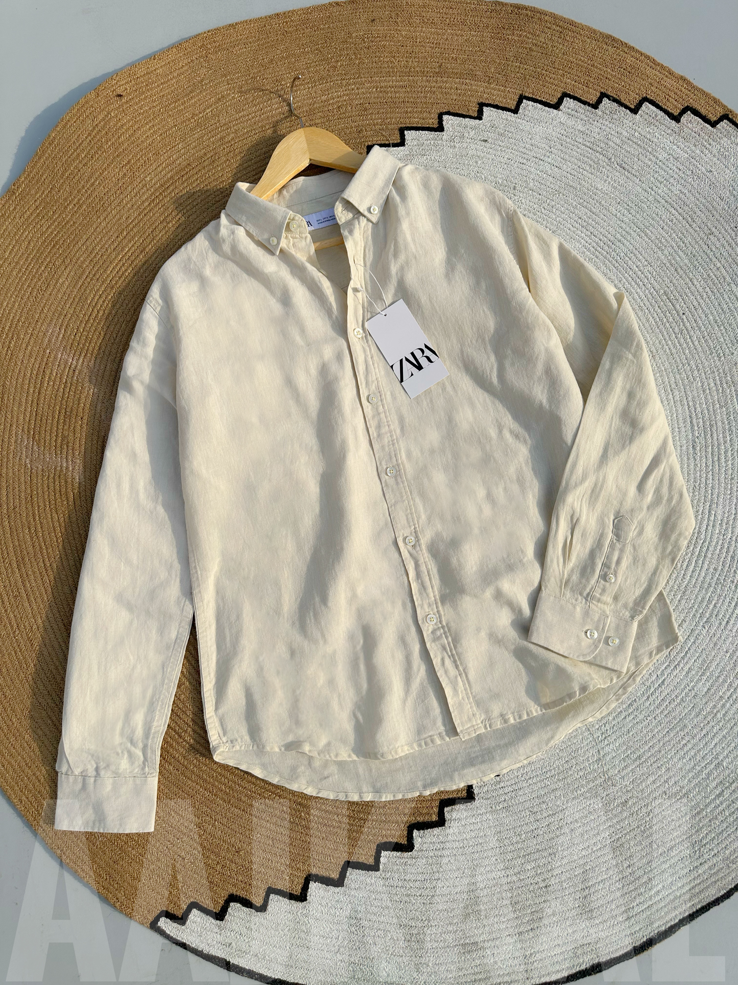 Fancy Lime White Full Sleeve Shirt