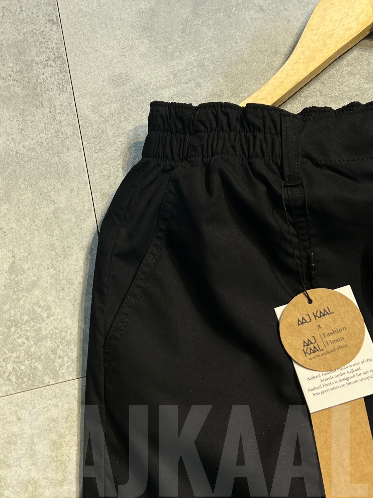 Black Parachute Pant