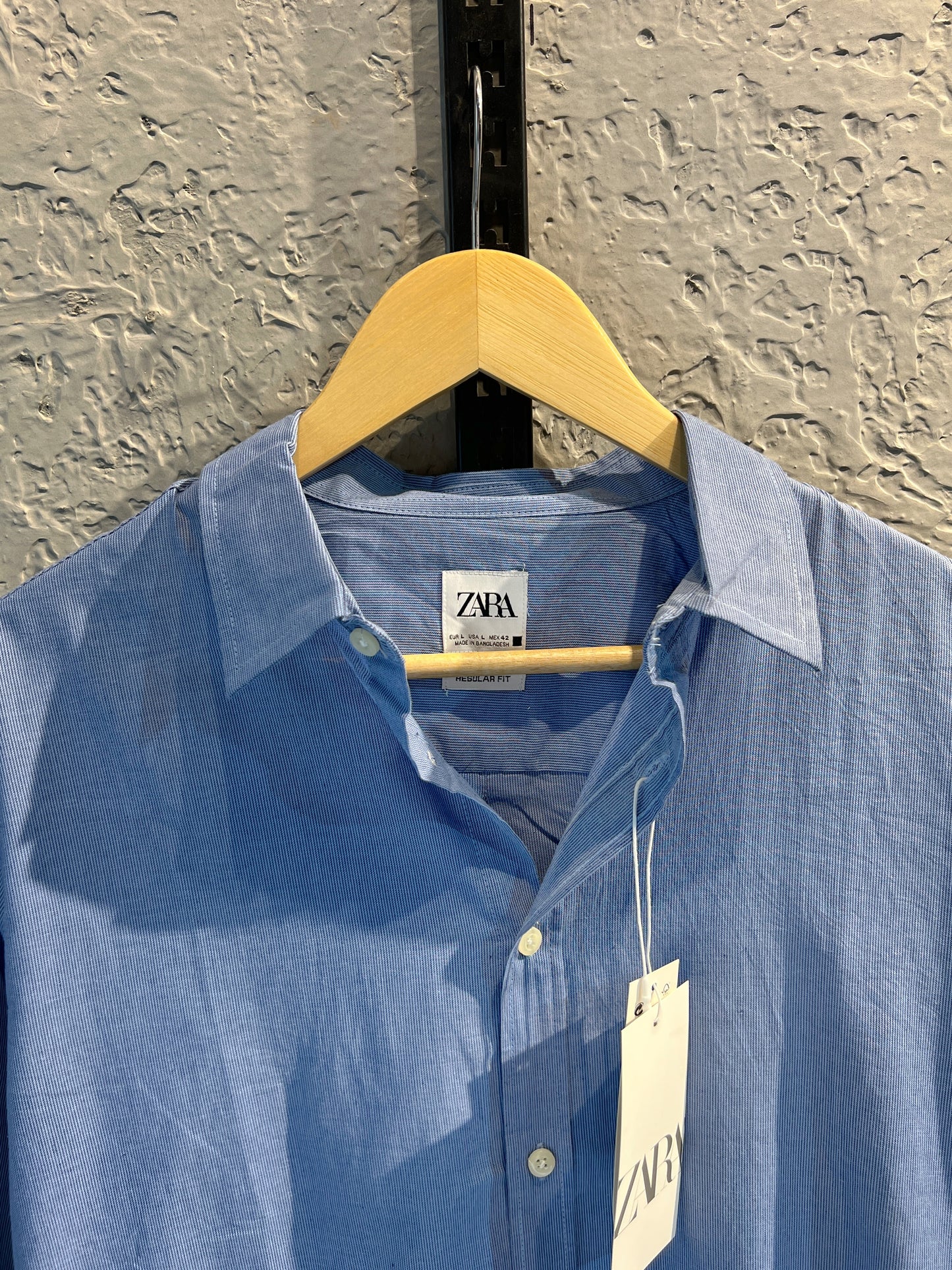 Denim Blue Gentle Stripe Full Sleeve Shirt