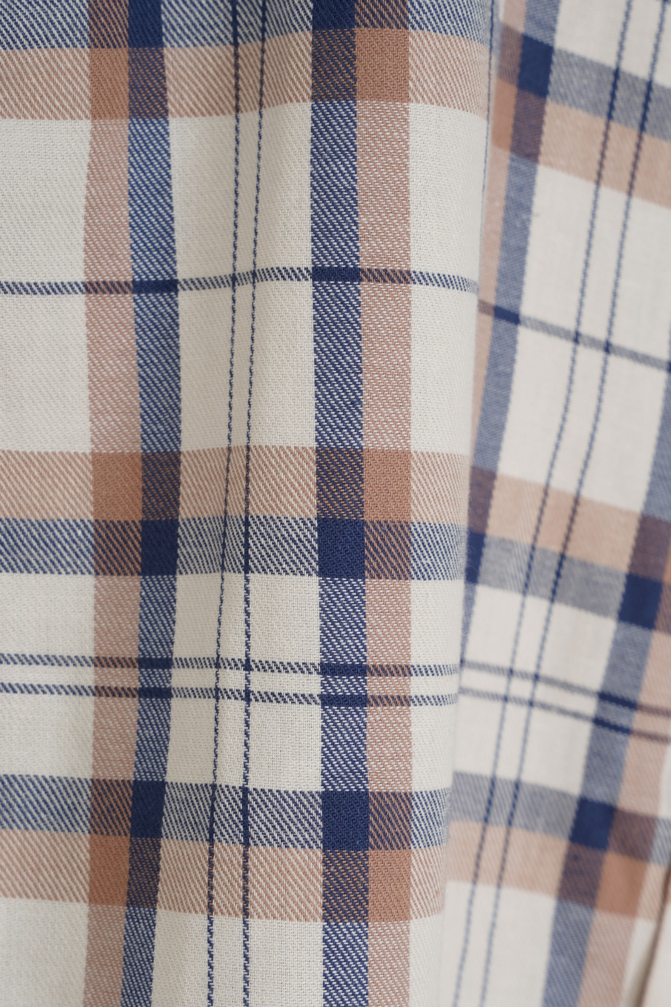 White Check Flannel Full Sleeve Shirt