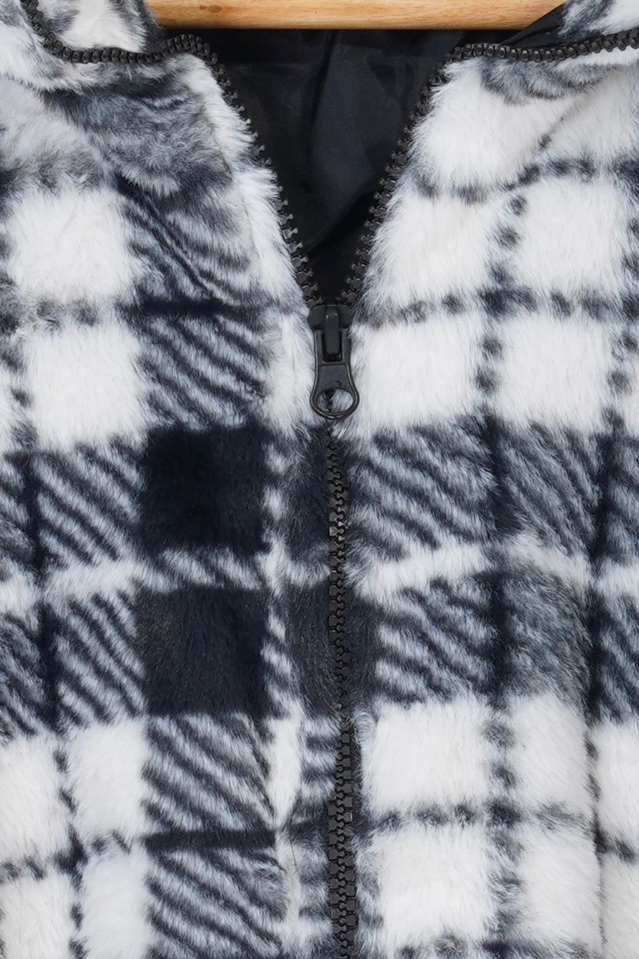 Femme Plaid Crop Jacket