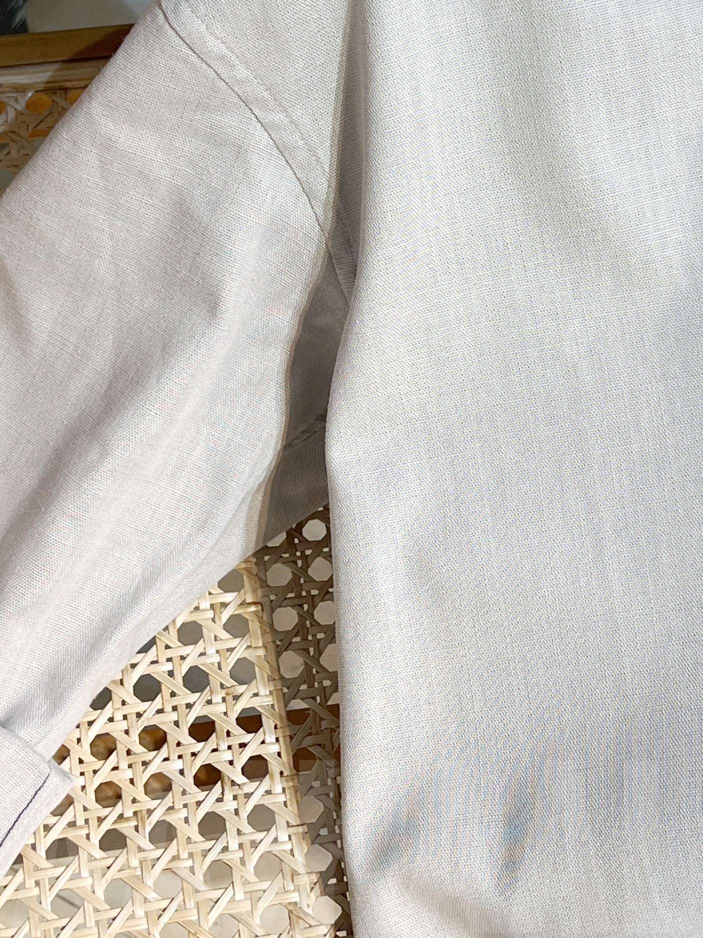 Linen Dusty Grey Full Sleeve Shirt