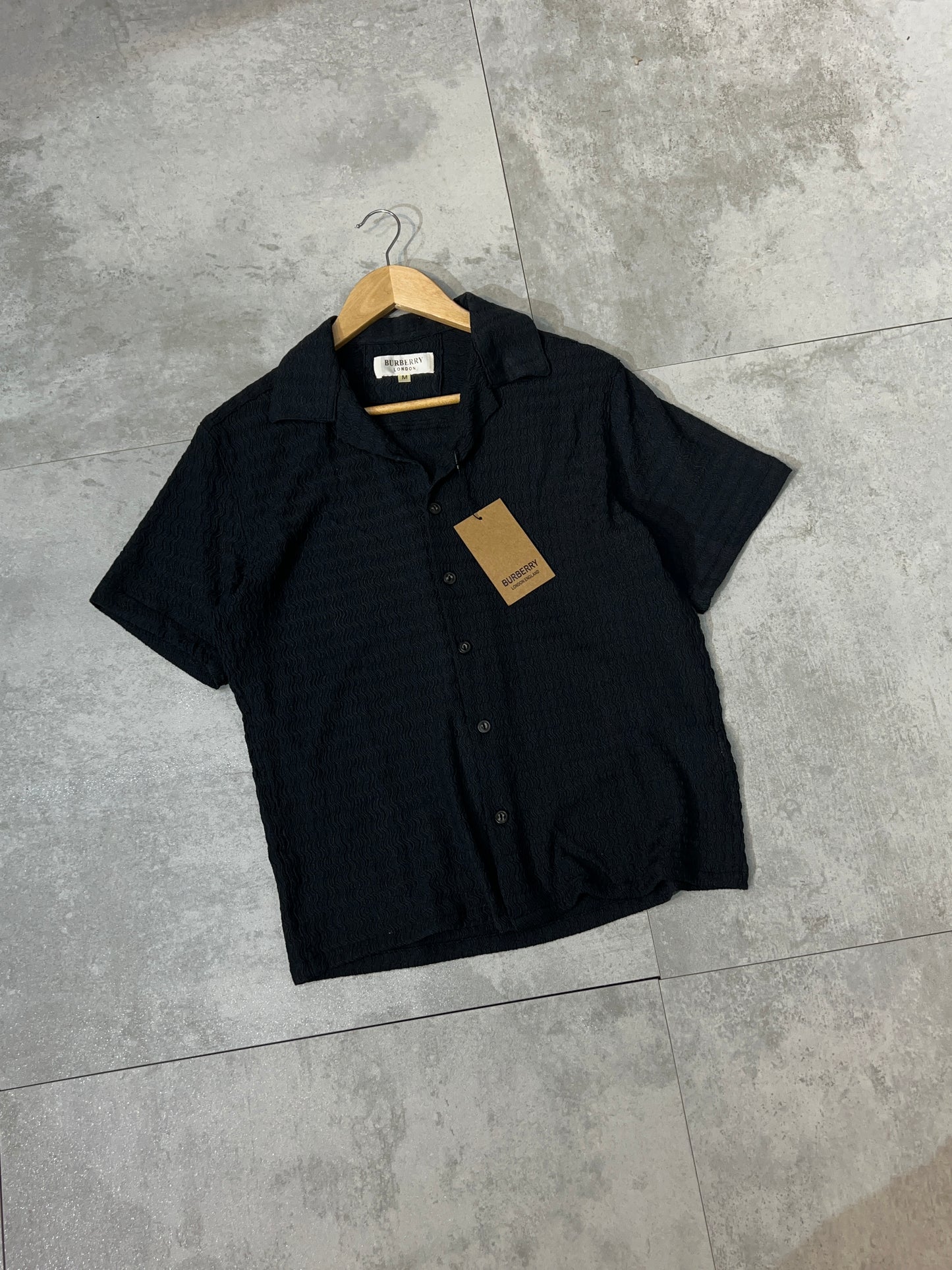 Dark Blue Regular Shoulder Cuban Shirt