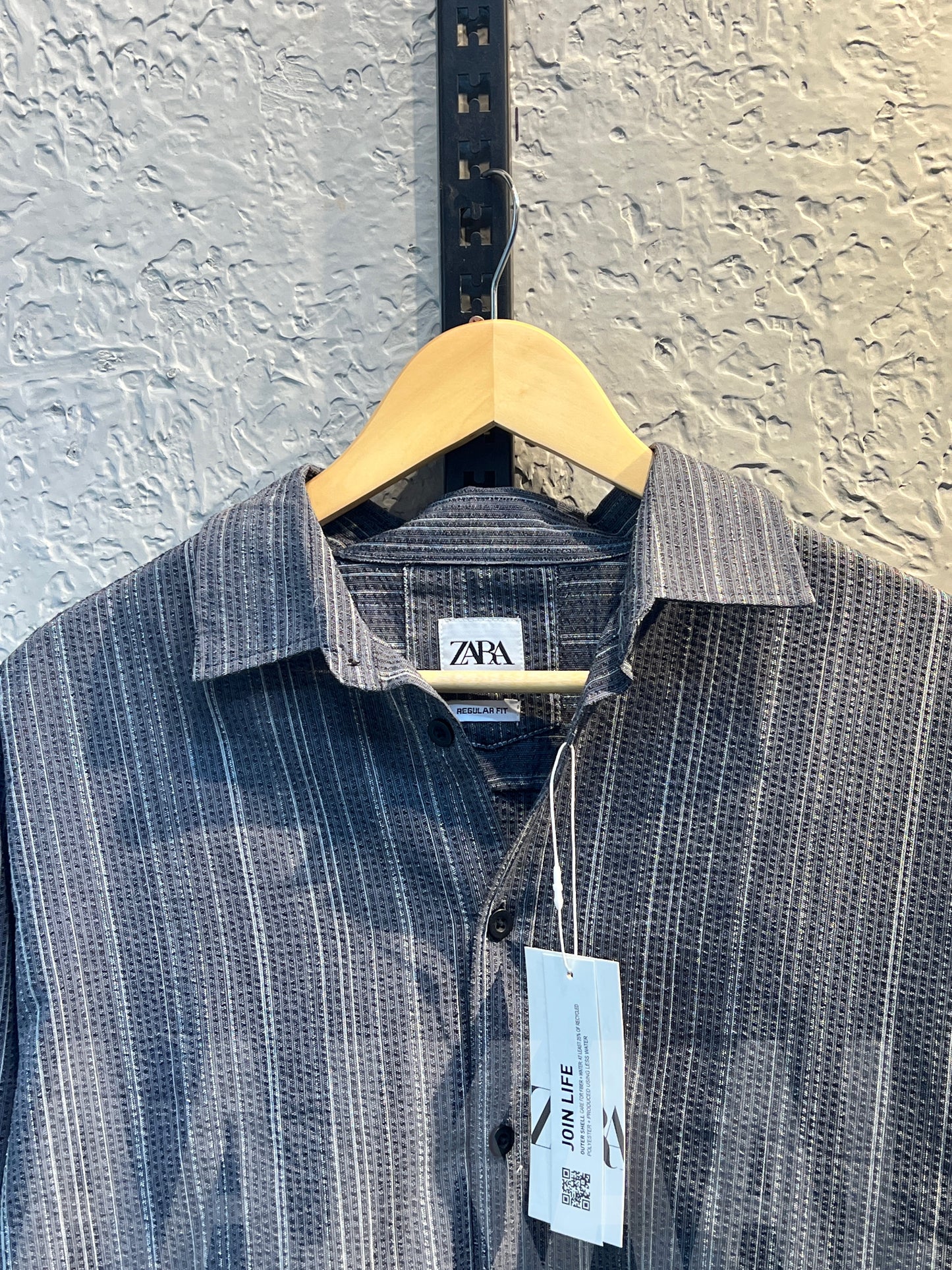 Ambush Grey Stripe Full Sleeve Shirt