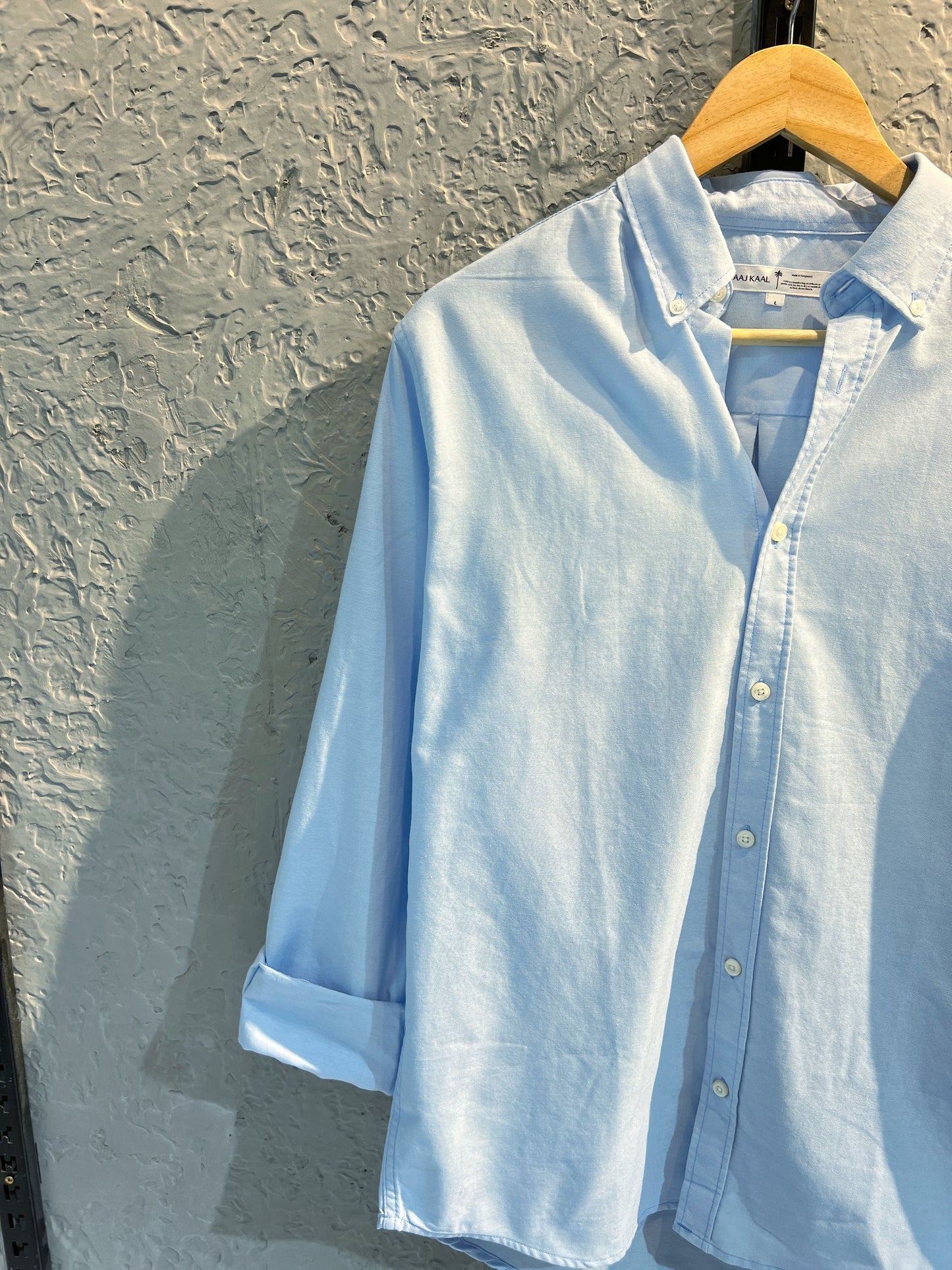 Oxford Sky Blue Full Sleeve Shirt