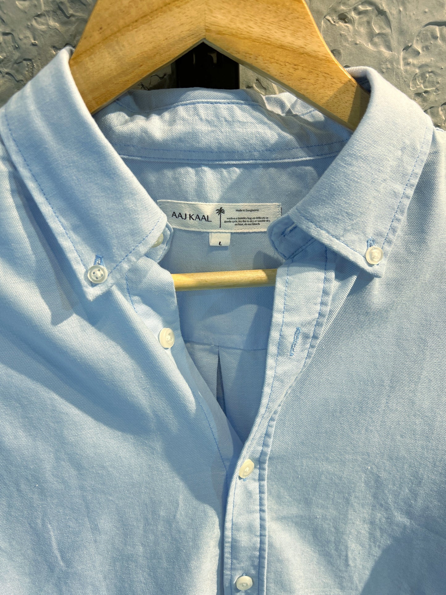 Oxford Sky Blue Full Sleeve Shirt