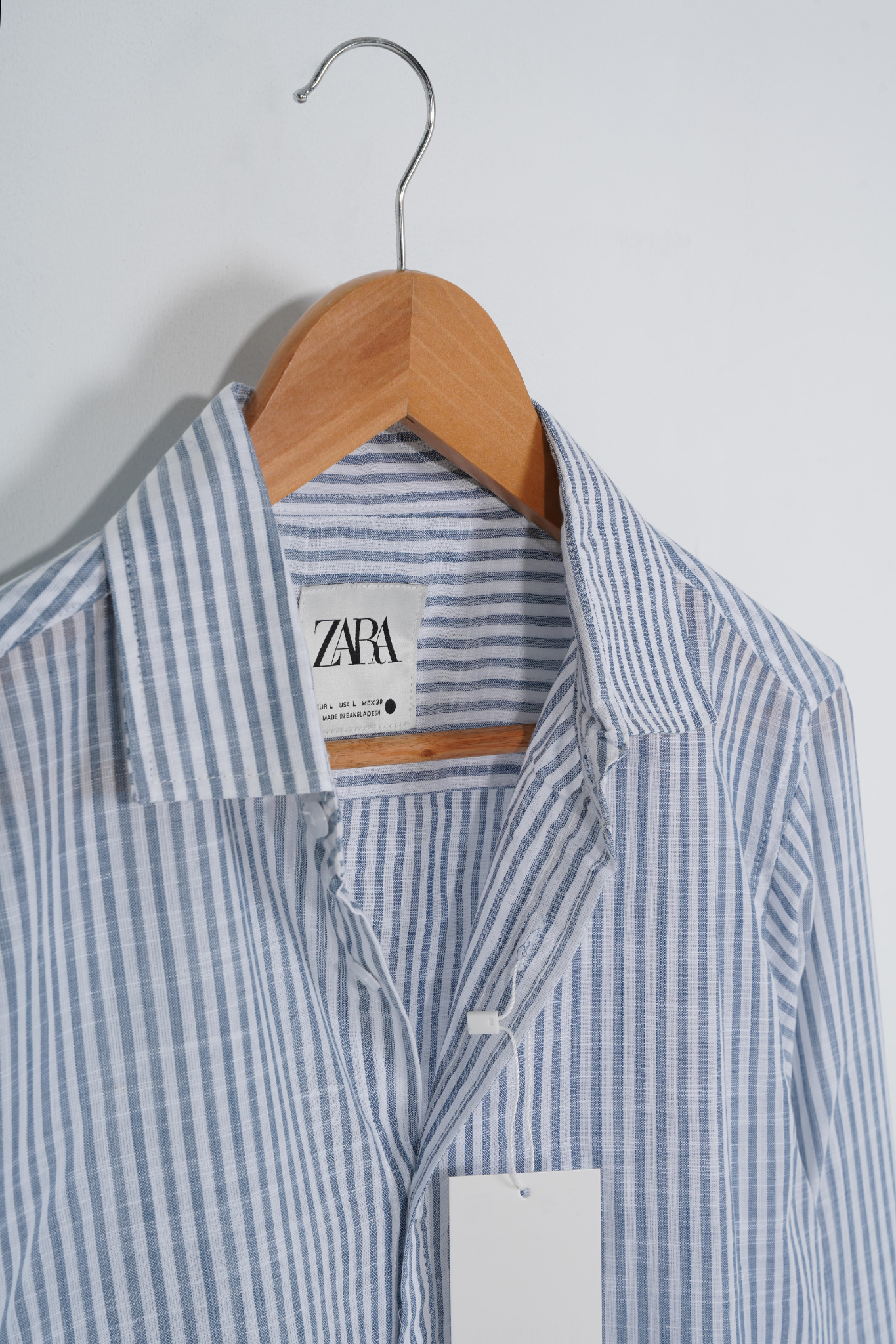 Baby Blue Old Money Full Sleeve Shirt