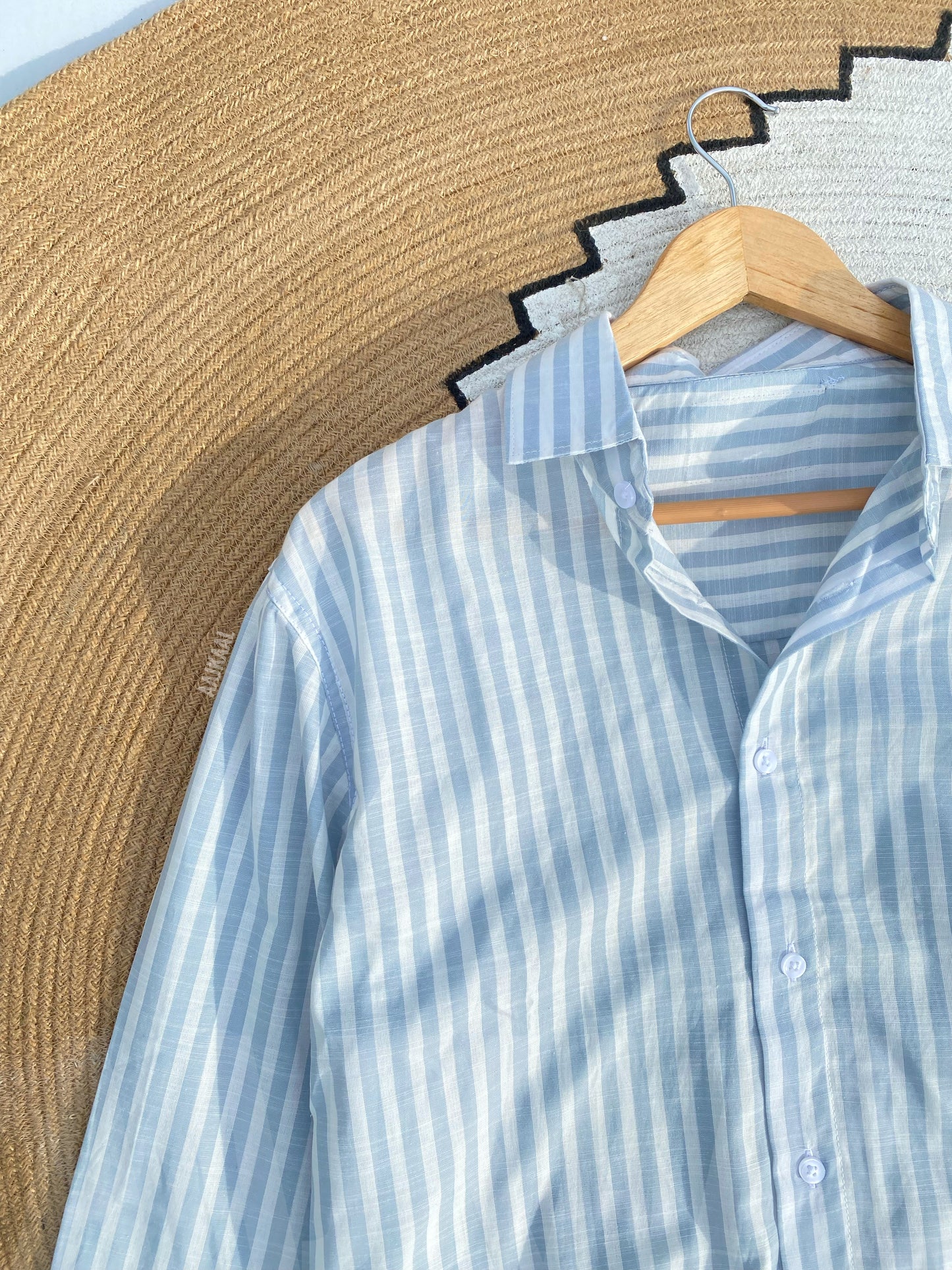 Big Blue Stripe Full Sleeve Shirt