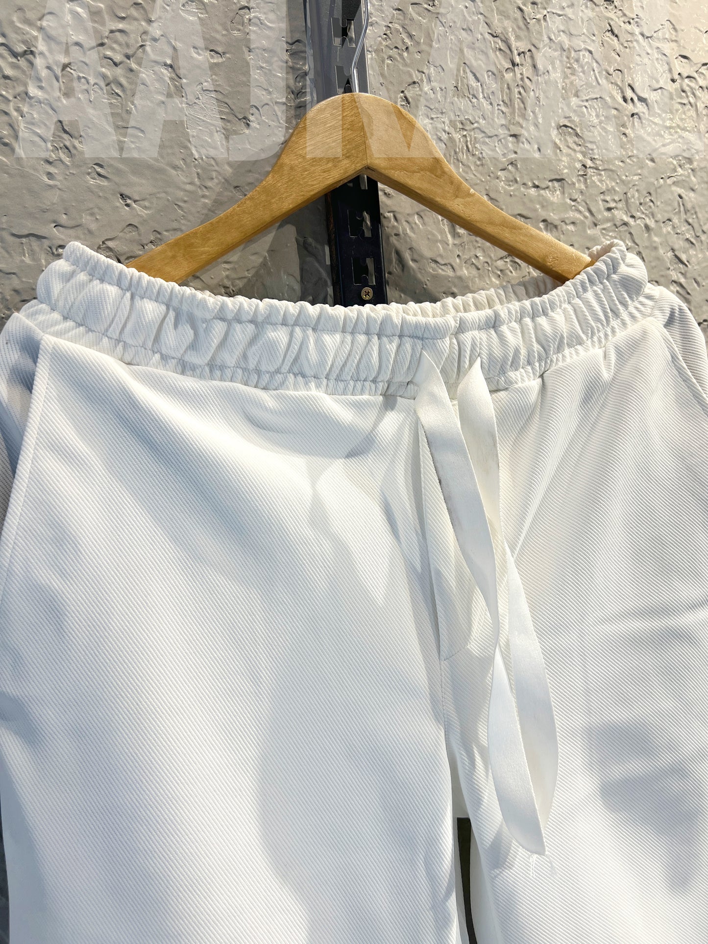 White Korean Baggy Pant