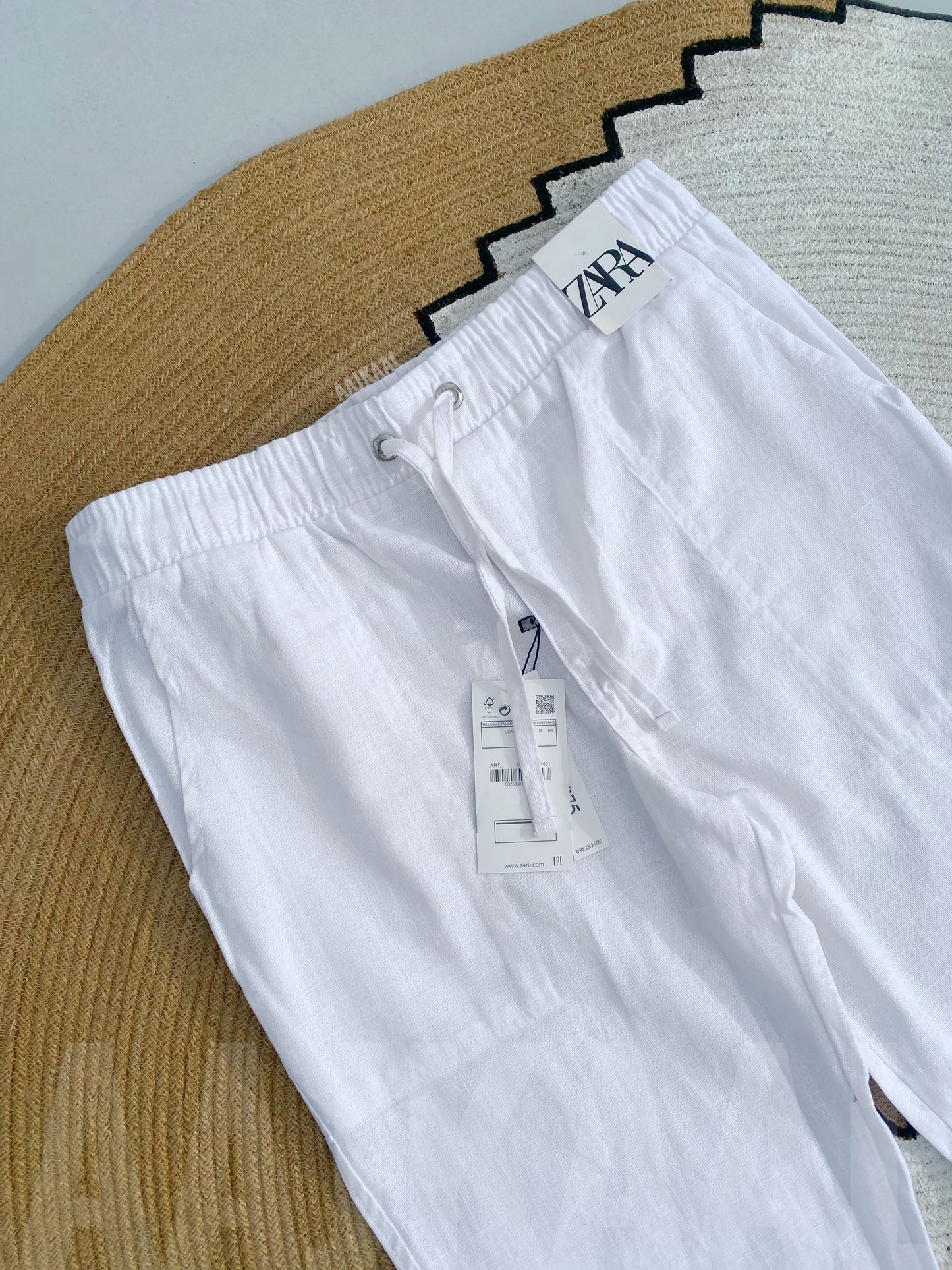 White Remi Cotton Trouser