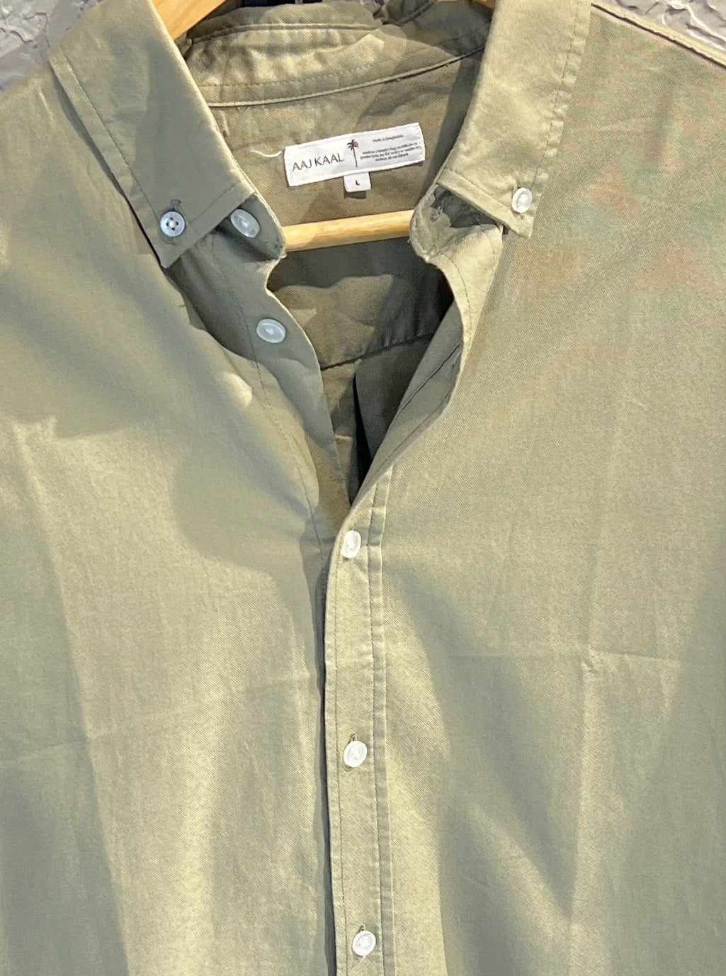 Oxford Olive Full Sleeve Shirt