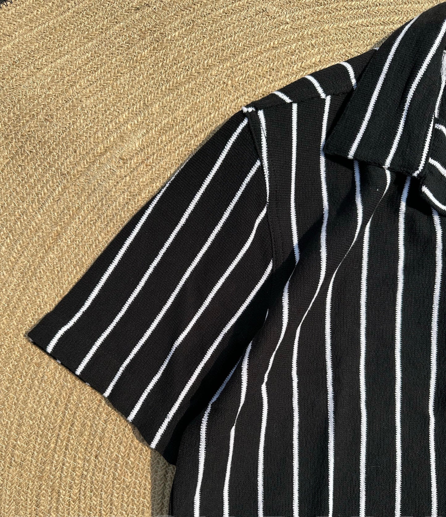 Black Fiesta Cuban Shirt