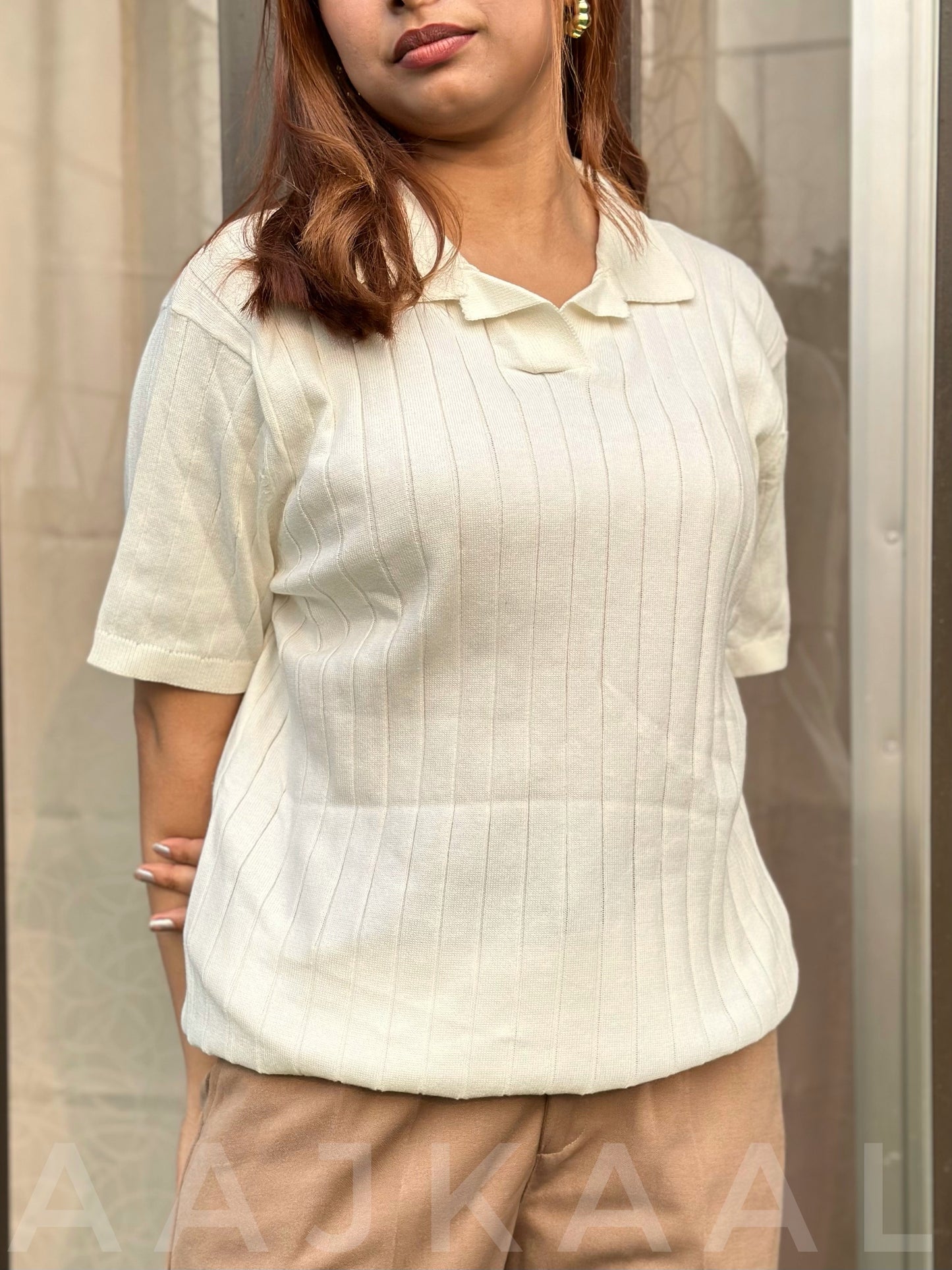 White Heritage Knitted Polo