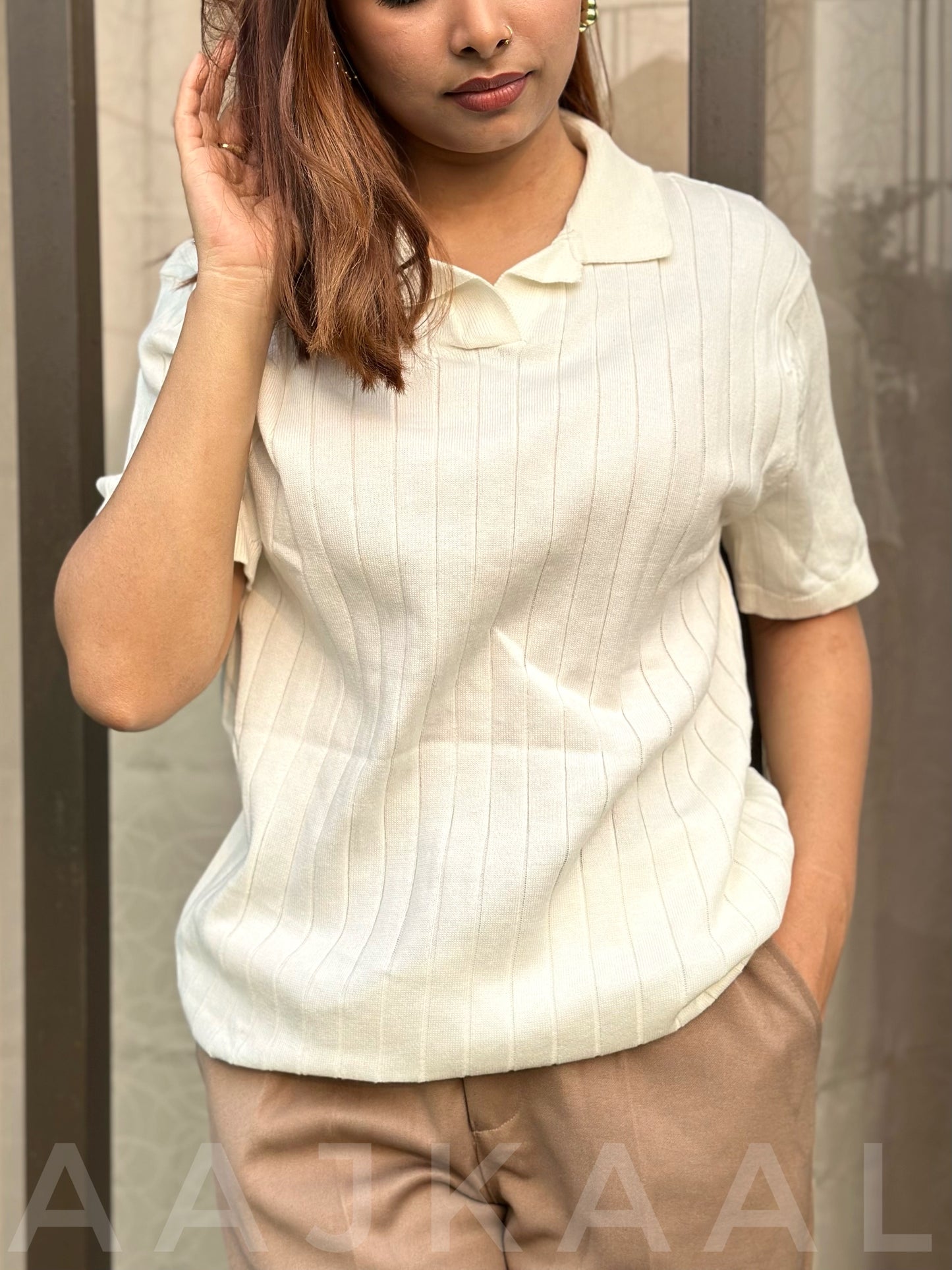 White Heritage Knitted Polo