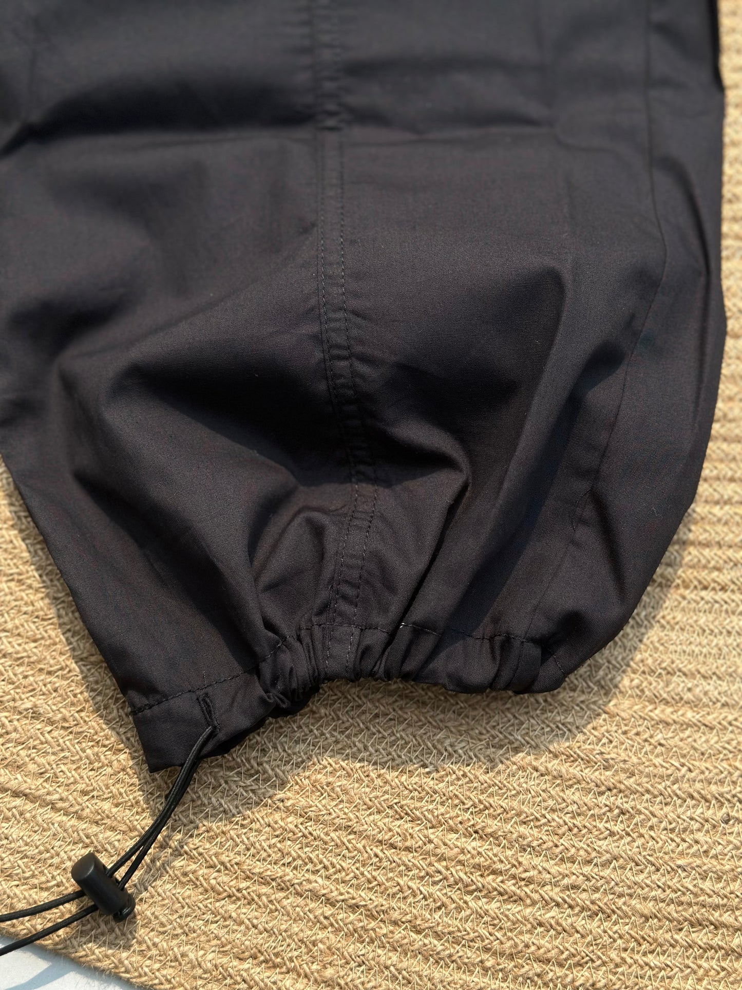 Black Parachute Pant