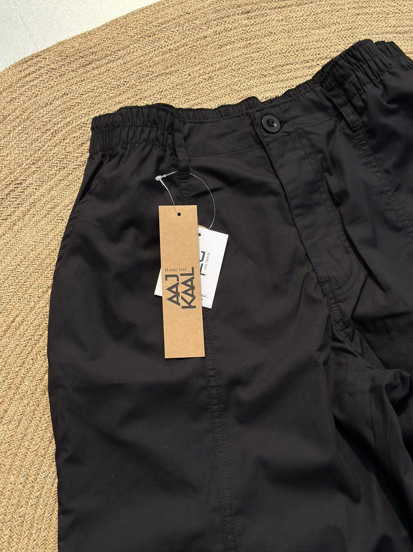Black Parachute Pant