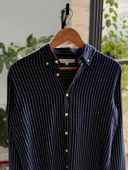 The Finesse Shirt - Navy Blue