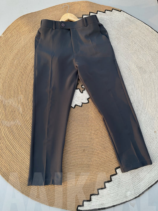 Dark Grey Rich Formal Pant