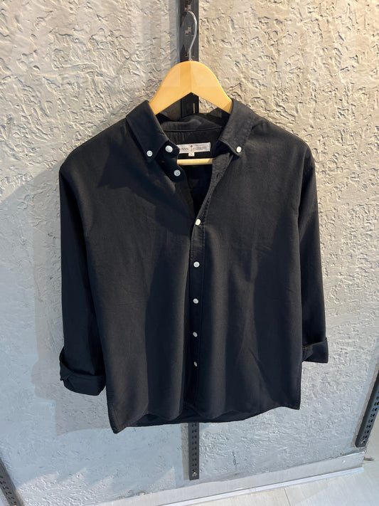 Oxford Black Full Sleeve Shirt