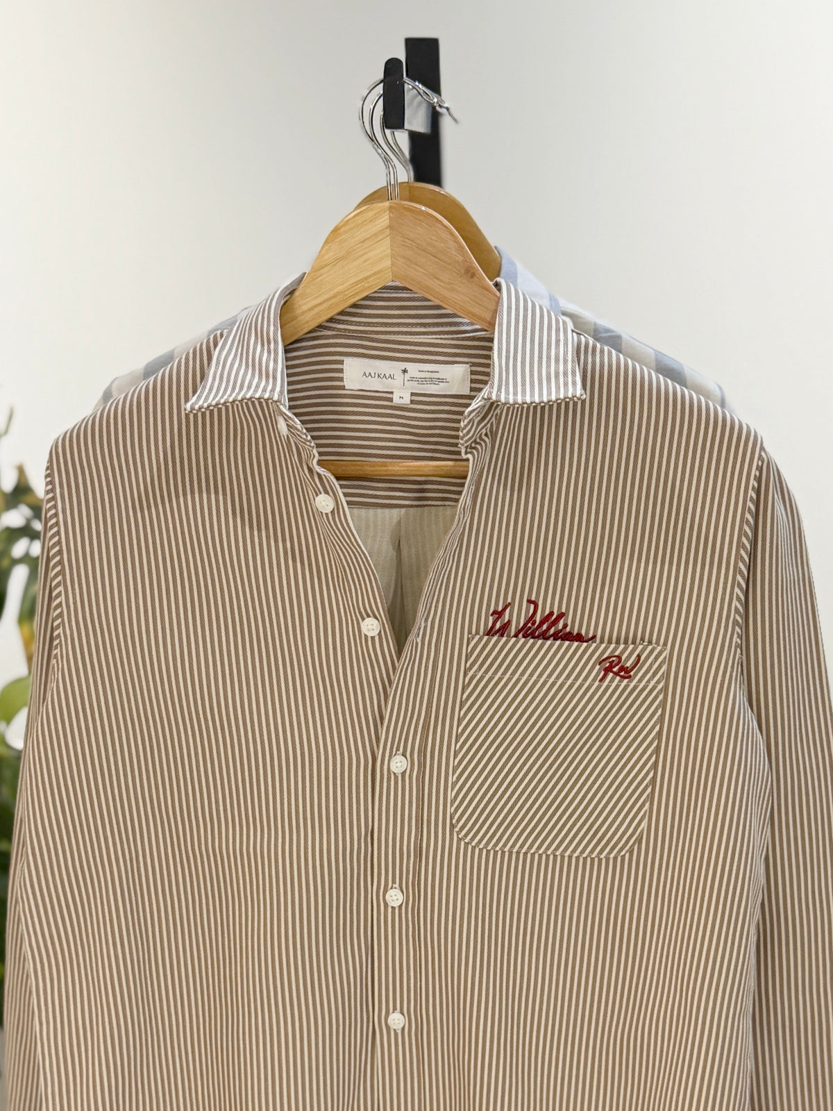 The William RW Shirt  -  Brown Stripe.