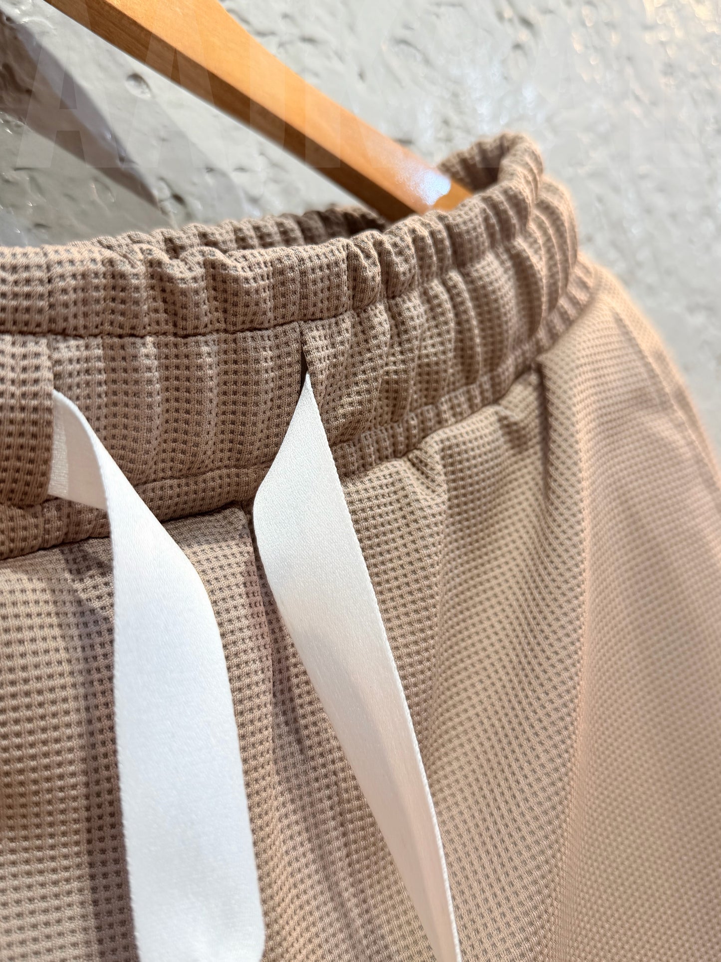 Warm Beige Korean Baggy Pant