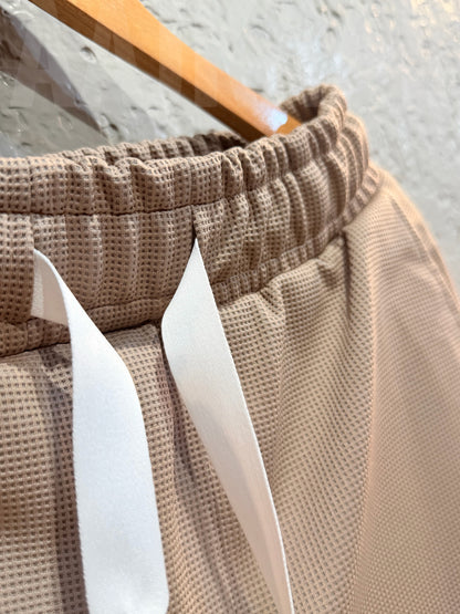 Warm Beige Korean Baggy Pant