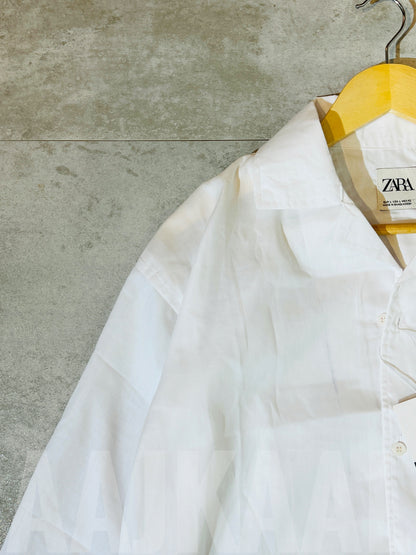 White Linen Oversized Shirt