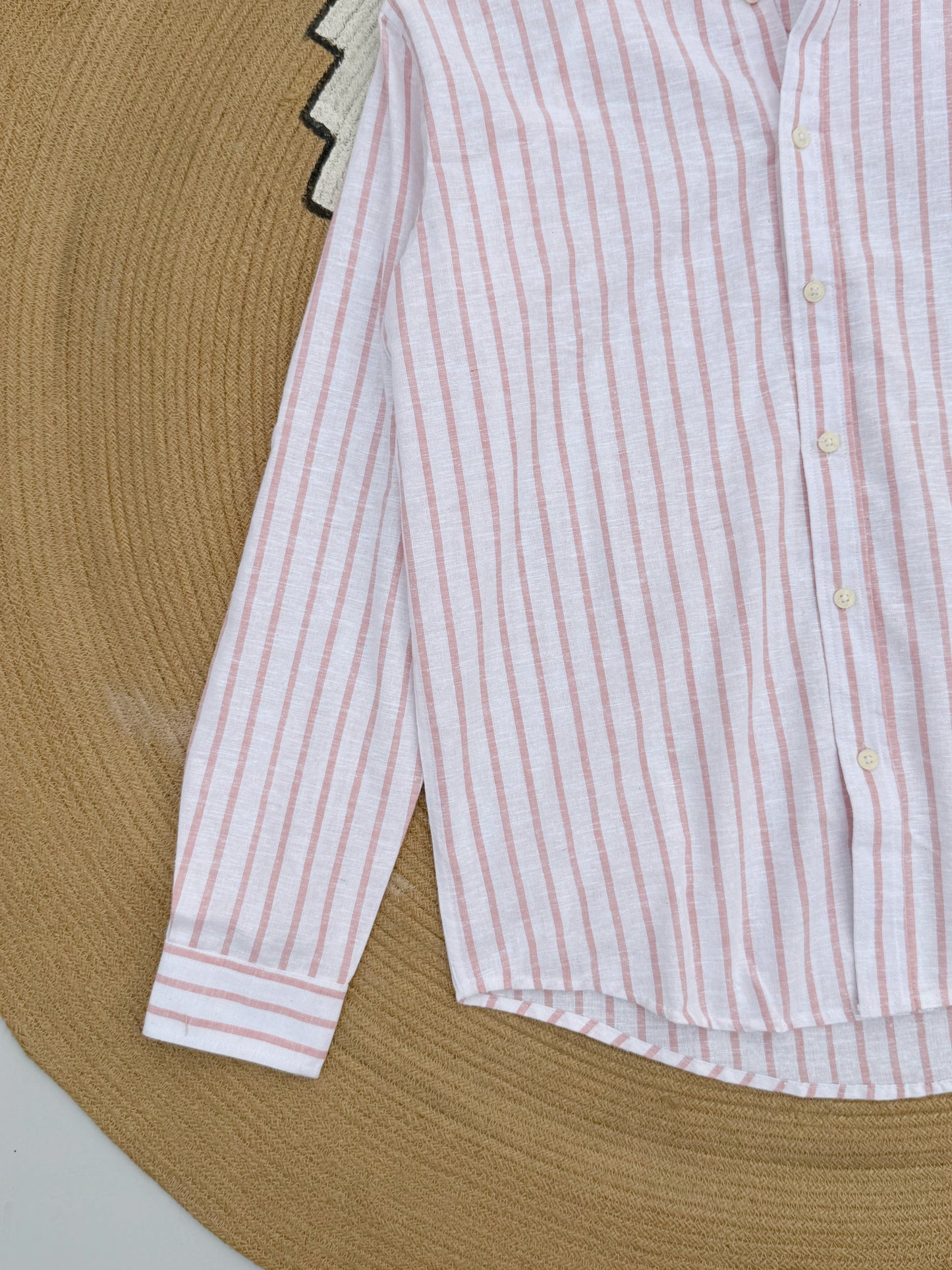 Estate Pink Stripe Gentle Craft Full Sleeve Shirt