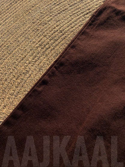 Coffee Linen Baggy Pant