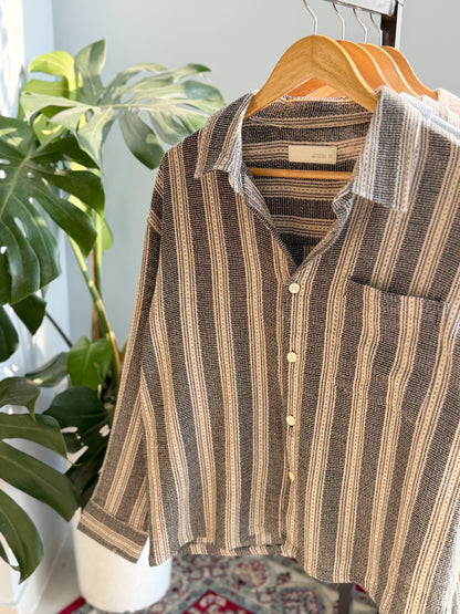 The Textured Drop - Dheu Stripe