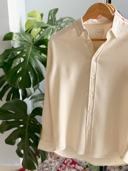 The Textured Regular - Sahara Off-white.