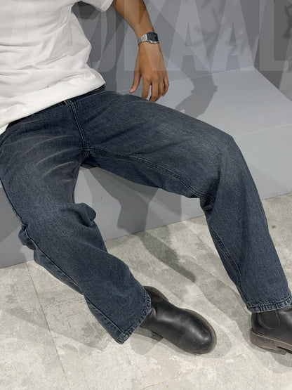 Aajkaal Shadow Blue Baggy Denim