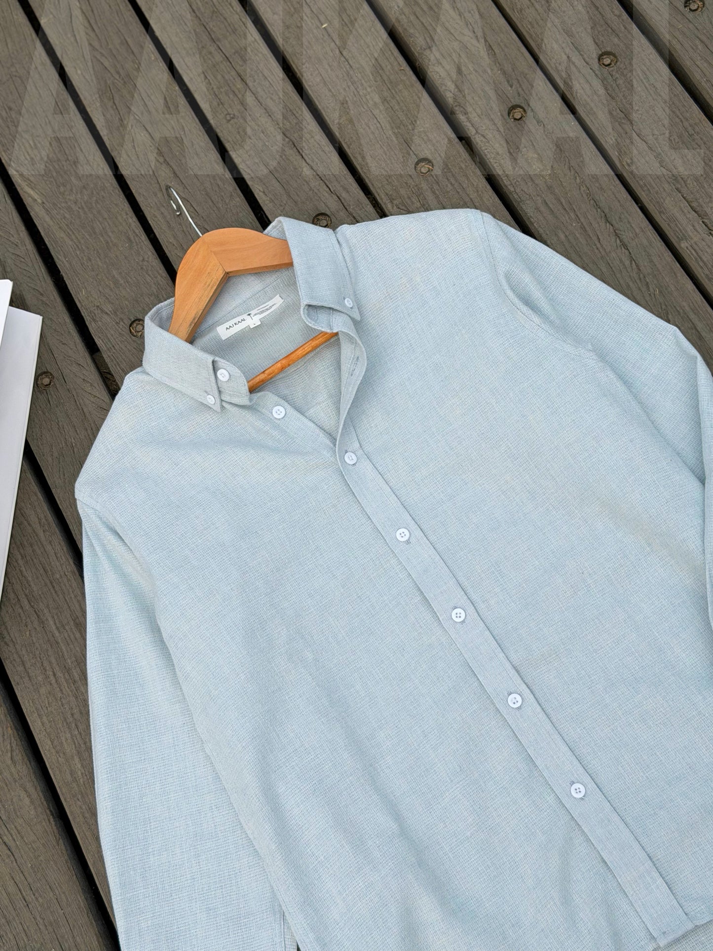 Fancy Baby Blue Full Sleeve Shirt