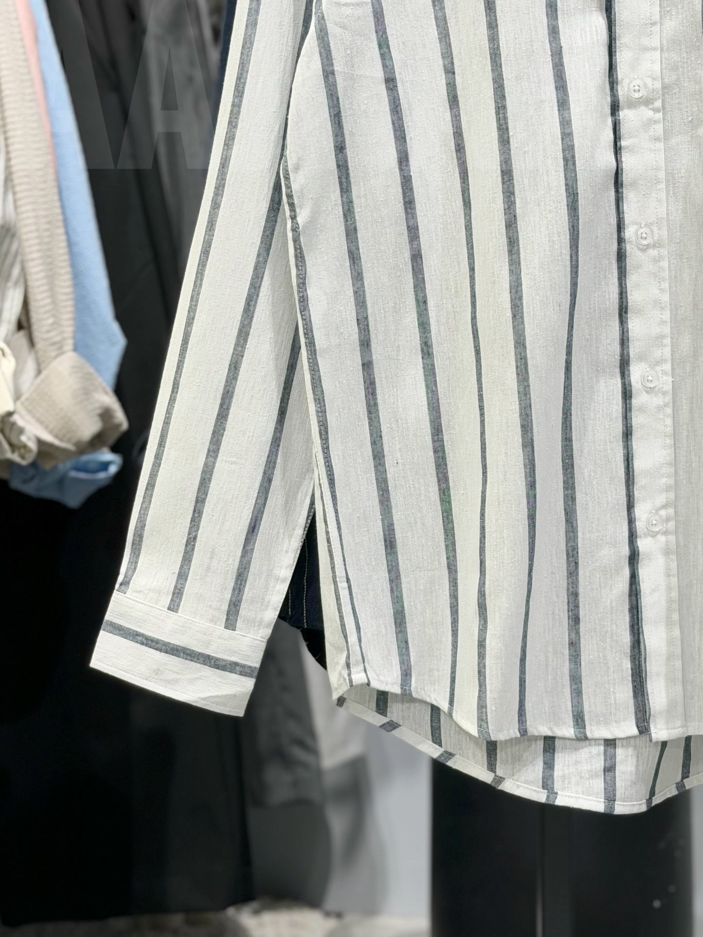 Mist Grey Old Money Full Sleeve Shirt