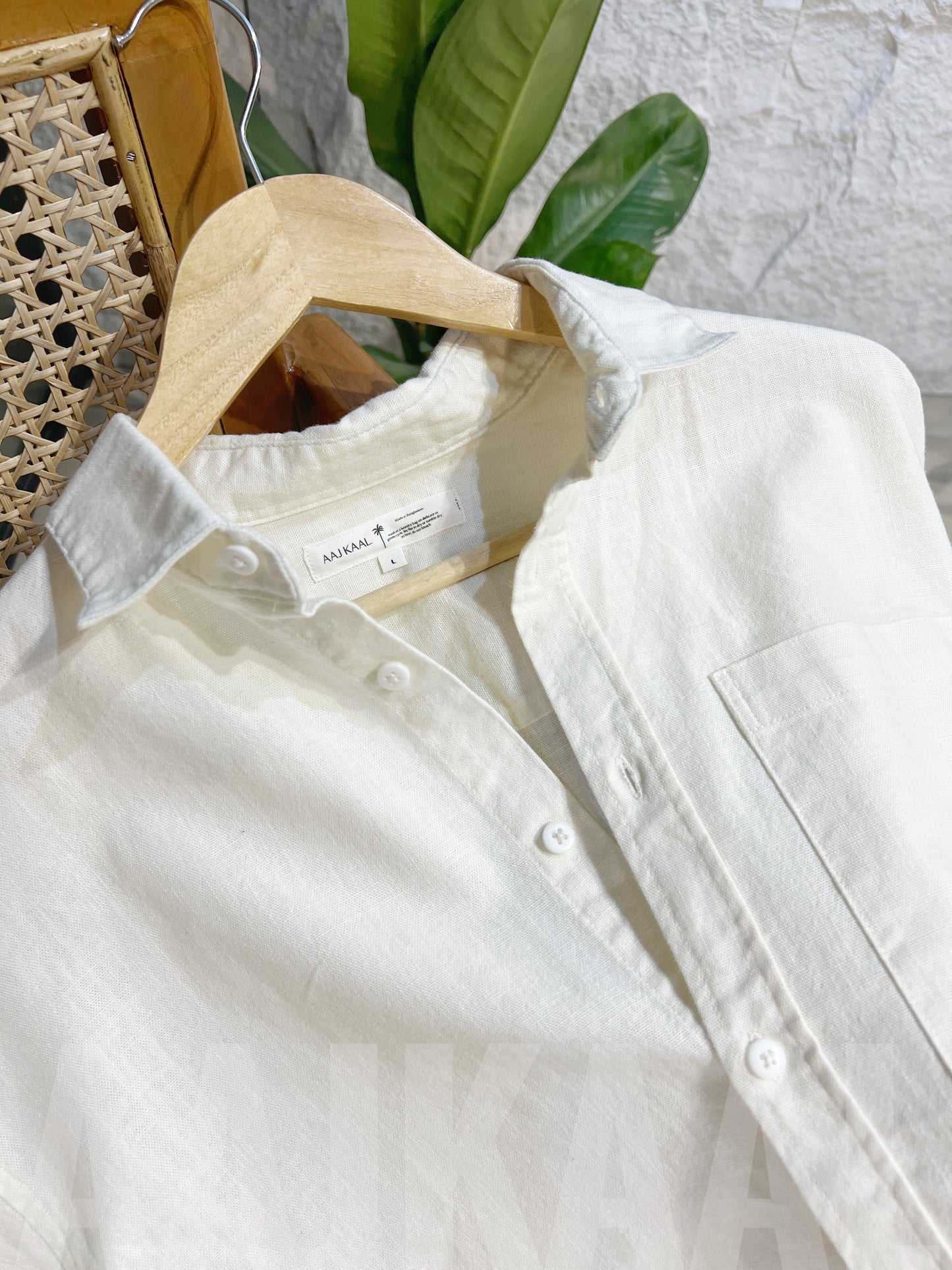 The Linen Combo 01 - White x Black